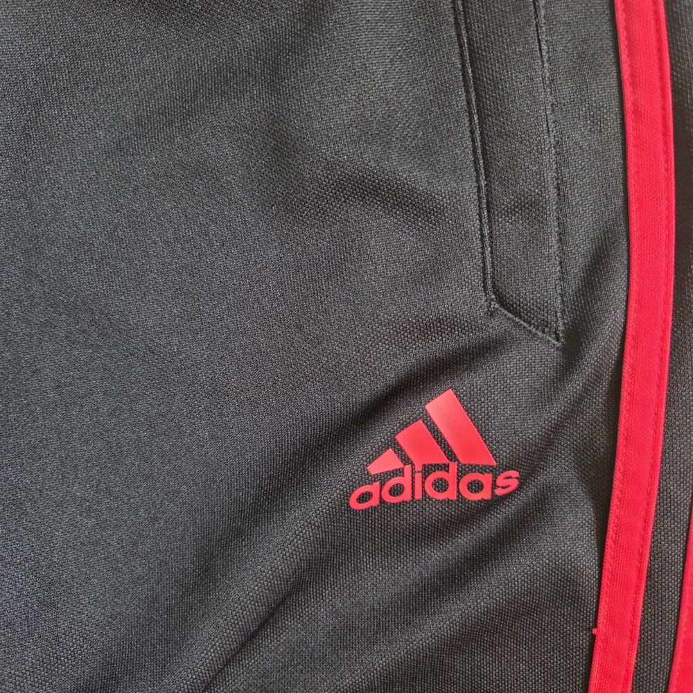 adidas Kids Black and Pink Sweatpants - Picture 8 of 8
